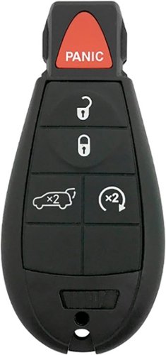 DURAKEY - FOBIK for Select Jeep, Chrysler, and Dodge Vehicles - Black-Front_Standard 