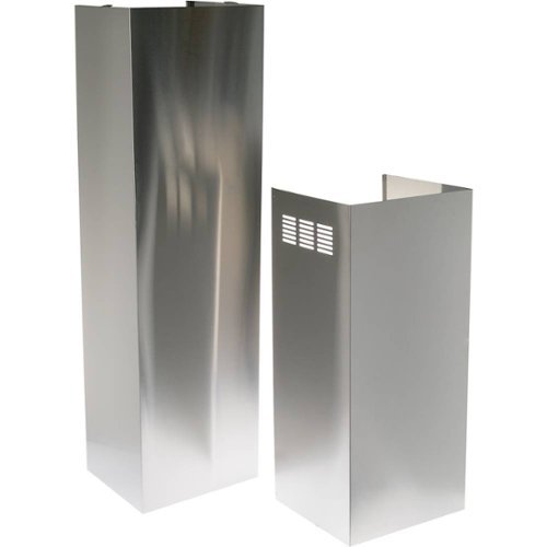 Profile Series 12' Ceiling Duct Cover Kit for Select GE Vent Hoods - Stainless steel