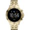 Fossil - Gen 5 Smartwatch 46mm Stainless Steel - Gold with Gold Stainless Steel Band-Front_Standard