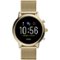 Fossil - Gen 5 Smartwatch 44mm Stainless Steel - Gold With Gold Stainless Steel Mesh Band - (2019)-Front_Standard