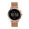 Fossil - Gen 5 Smartwatch 44mm Stainless Steel - Rose Gold With Rose Gold Stainless Steel Mesh Band-Front_Standard