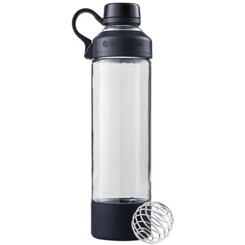 BlenderBottle - Mantra-Base-Screw Lid 20 oz Water Bottle/Shaker Cup - Black