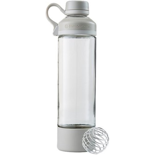 BlenderBottle - Mantra-Base-Screw Lid 20 oz Water Bottle/Shaker Cup - Pebble Gray