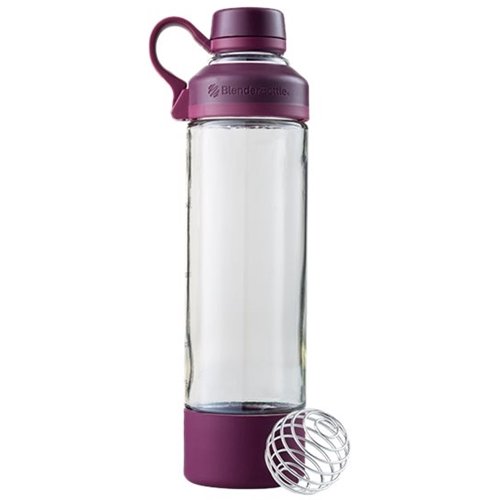 BlenderBottle - Mantra-Base-Screw Lid 20 oz Water Bottle/Shaker Cup - Plum