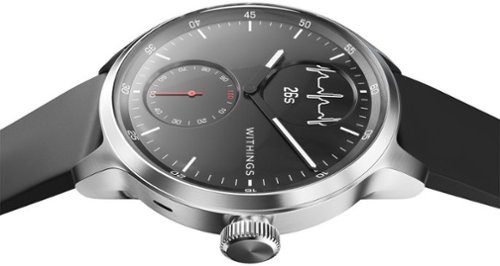 Withings SCANWATCH - Hybrid Smartwatch with ECG, heart rate and oximeter - 42mm - Black WORLDWIDE DELIVERY