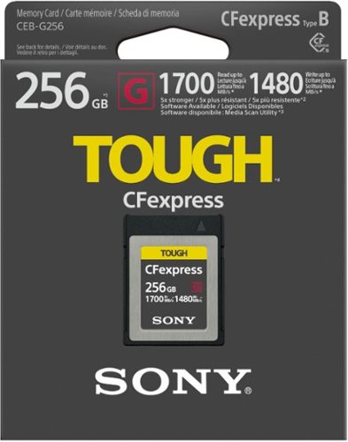 Sony - TOUGH G Series - 256GB CFexpress Memory Card