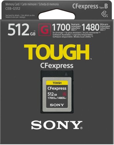 Sony - TOUGH G Series - 512GB CFexpress Memory Card