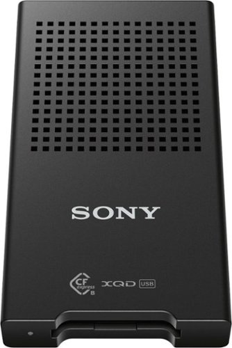 Sony - USB 3.1 CFexpress/XQD Memory Card Reader - Black