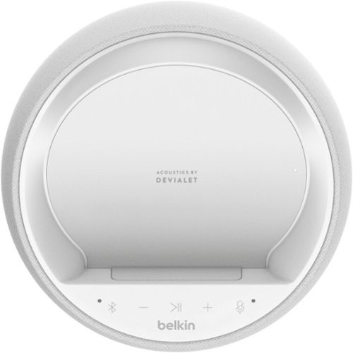Belkin SoundForm Elite Hi-Fi Smart Speaker + Wireless Charger with Google Assistant - White WHERE TO BUY