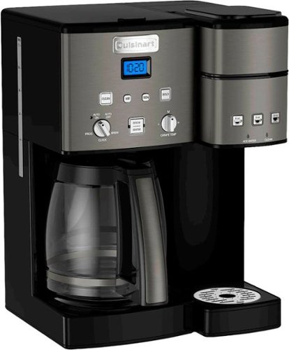 Cuisinart - Coffee Center 12-Cup Coffee Maker and Single Serve Brewer - Black Stainless