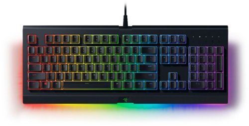Razer - Cynosa Chroma pro Wired Gaming Keyboard with Back Lighting - Black-Front_Standard