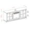 Walker Edison - Farmhouse Glass Door Long Handle Fireplace TV Stand for Most TVs up to 65" - Grey Wash-Alt_View_Standard_19