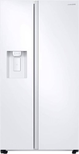 Samsung - 27.4 Cu. Ft. Side-by-Side Refrigerator - White