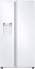Samsung - 27.4 Cu. Ft. Side-by-Side Refrigerator - White-Front_Standard 