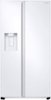 Samsung - 27.4 Cu. Ft. Side-by-Side Refrigerator - White-Front_Standard