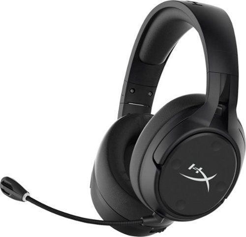 HyperX - Cloud Flight S Wireless 7.1 Surround Sound Gaming Headset for PC, PS5, and PS4 with Qi Wireless Charging - Black
