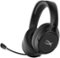 HyperX - Cloud Flight S Wireless 7.1 Surround Sound Gaming Headset for PC, PS5, and PS4 with Qi Wireless Charging - Black-Front_Standard