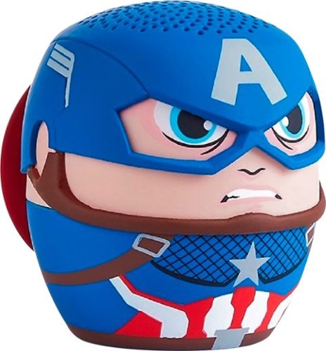 Bitty Boomers - Marvel Captain America Portable Bluetooth Speaker - Red/Blue