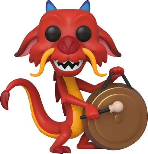  Funko - POP! Disney: Mulan - Mushu with Gong - Multi