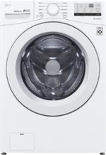 LG - 4.5 Cu. Ft. High Efficiency Stackable Front-Load Washer with 6Motion Technology - White - Front_Standard