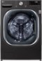 LG - 5.0 Cu. Ft. High Efficiency Stackable Smart Front-Load Washer with Steam and Built In  Intelligence - Black steel-Front_Standard 