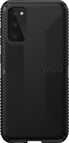 Speck - Presidio Grip Case for Samsung Galaxy S20 5G - Black/Black