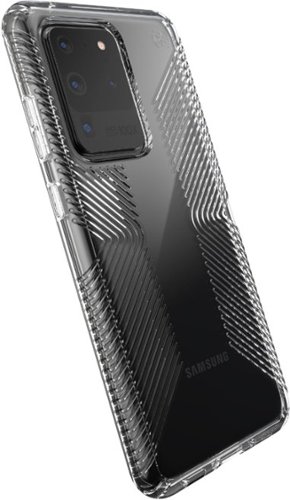 Speck Presidio Perfect Clear + Grip Case for Samsung Galaxy S20 Ultra 5G - Clear/Clear GLOBAL SHIPPING