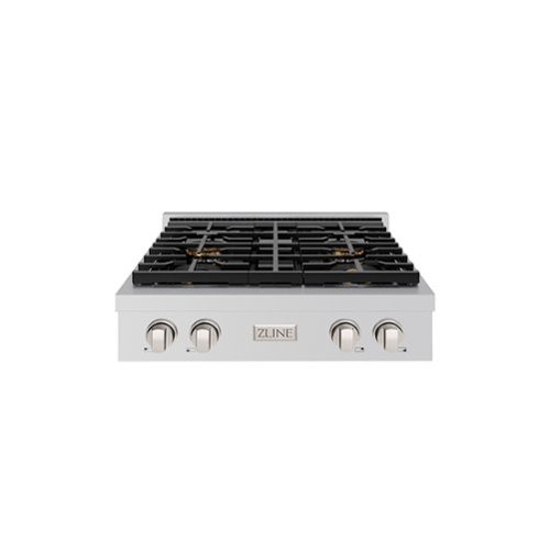 ZLINE - 30 in. Paramount Gas Built-In Gas Cooktop with 4 Burner DuoPro Cooktop (PSRT30) - Stainless Steel-Front_Standard 
