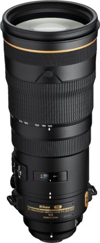 Nikon - AF-S NIKKOR 120-300mm f/2.8 E FL ED SR VR Telephoto Zoom Lens - Black