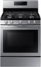 Samsung - 5.8 Cu. Ft. Freestanding Gas Convection Range with Self-High Heat Cleaning-Front_Standard