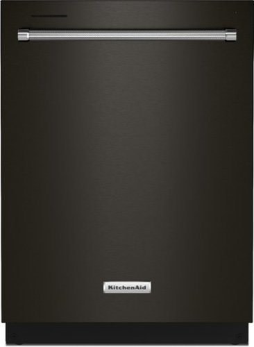 

KitchenAid - Top Control Built-In Dishwasher with Stainless Steel Tub, FreeFlex 3rd Rack, 44dBA - Black Stainless with PrintShield Finish