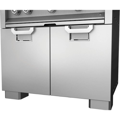 Caster Covers for Hestan Outdoor Grills - Stainless Steel
