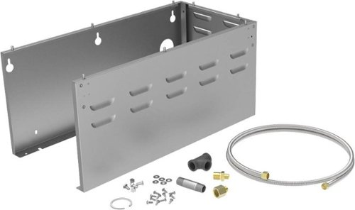 Cart Mount Kit for Hestan 12" Outdoor Double Side Burner - Silver-Left_Standard 