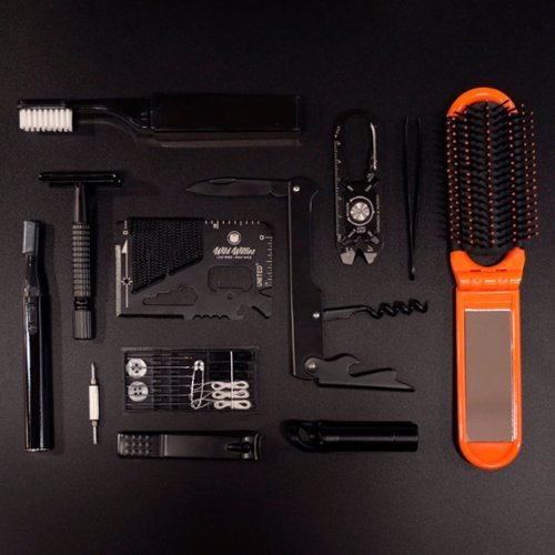 Wild Willies The Tactical Traveler Kit - Black/Orange GLOBAL SHIPPING