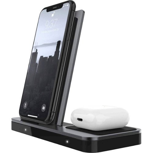 Raptic Duo 10W Wireless Charging Pad for iPhone/Android - Black WORLDWIDE DELIVERY