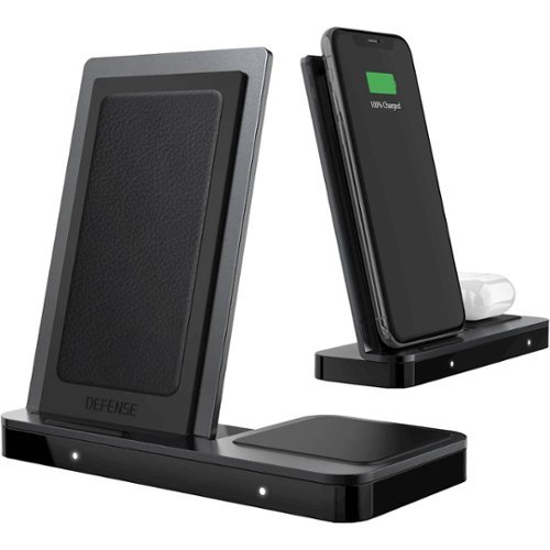 Raptic Duo 10W Wireless Charging Pad for iPhone/Android - Black BUY IN EUROPE