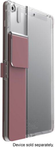 Speck Balance Folio Case for Apple iPad 10.2 (7th, 8th, & 9th Gen 2021) - Rose Gold Woven Metallic/Clear WORLDWIDE DELIVERY