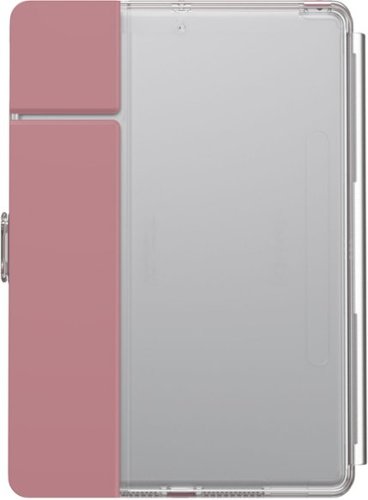 Speck Balance Folio Case for Apple iPad 10.2 (7th, 8th, & 9th Gen 2021) - Rose Gold Woven Metallic/Clear SHOP ONLINE