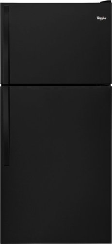Whirlpool - 18.3 Cu. Ft. Top-Freezer Refrigerator - Black