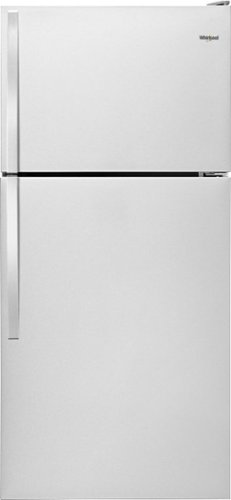 Whirlpool - 18.3 Cu. Ft. Top-Freezer Refrigerator - Stainless steel
