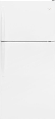 Photos - Fridge Whirlpool  18.3 Cu. Ft. Top-Freezer Refrigerator - White WRT148FZDW 
