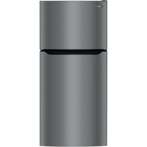 Frigidaire - 20 Cu. Ft. Top-Freezer Refrigerator - Black Stainless Steel