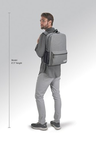 Solo New York - Recycled Re:Claim 15.6" Laptop Backpack - Heathered Gray