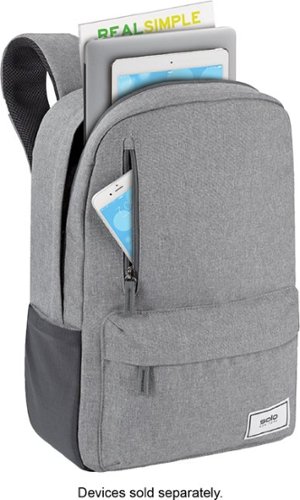 Solo New York Recycled Re:Cover 15.6 Laptop Backpack - Heathered Gray BUY ONLINE