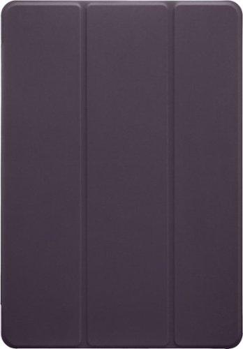  Dynex™ - Plum Soft Touch Folio Case iPad 10.2&quot; (7th, 8th, and 9th Generation) - Plum