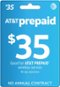 AT&T - $35 Prepaid Card - Blue-Front_Standard