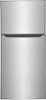 Frigidaire - Gallery 20 Cu. Ft. Garage Ready Top-Freezer Refrigerator - Stainless Steel-Front_Standard