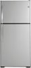 GE - 21.9 Cu. Ft. Garage-Ready Top-Freezer Refrigerator-Front_Standard 