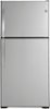GE - 21.9 Cu. Ft. Garage-Ready Top-Freezer Refrigerator-Front_Standard