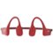 AfterShokz - Aeropex Wireless Bone Conduction Open-Ear Headphones - Solar Red-Front_Standard